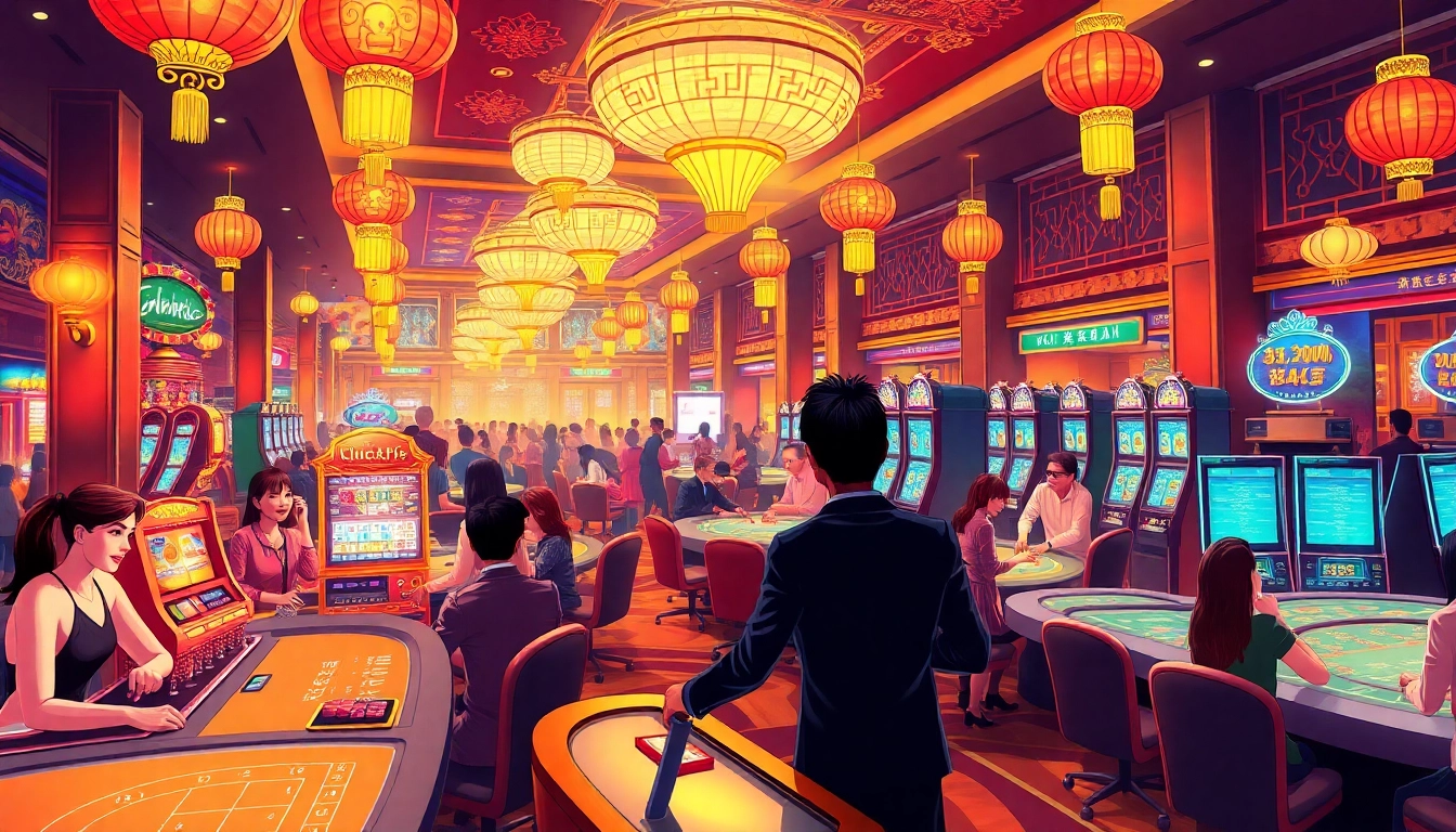 Experience the excitement and luxury of Ku Casino with colorful games and lively players.