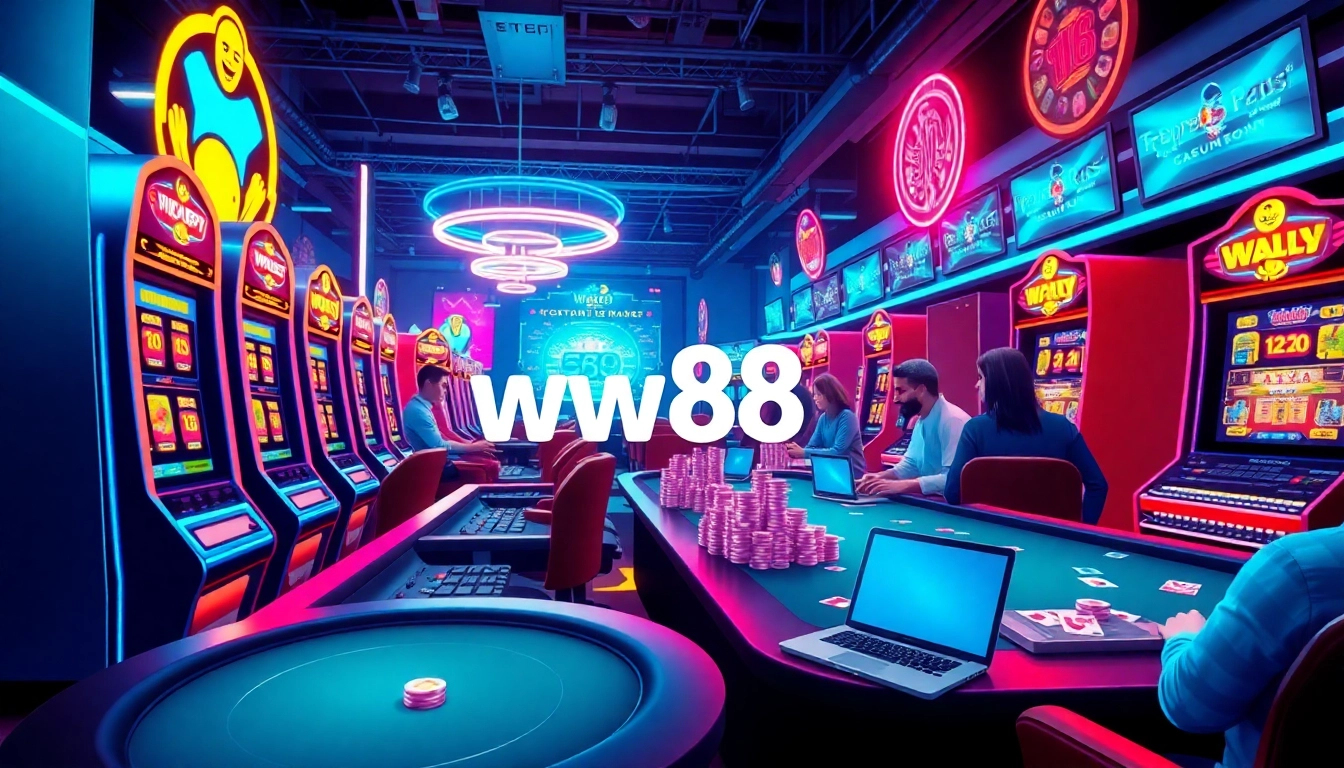 Experience the excitement of betting at ww88 with vibrant casino visuals.