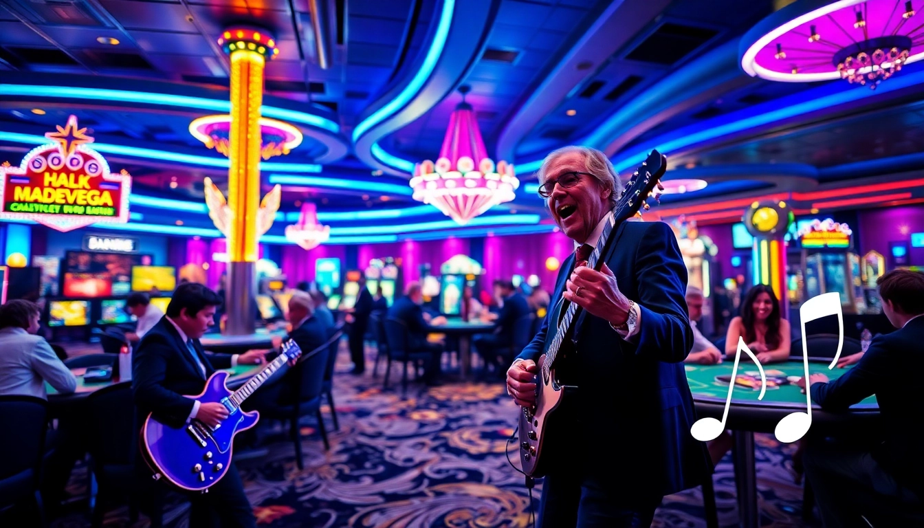 Experience the vibrancy of music and gambling at https://deanmadonia.com/ through an electrifying casino scene.