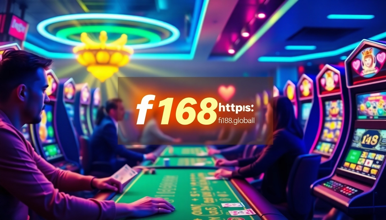 Experience the thrill of sports betting at https://f168.global/ with neon-lit online casino games.