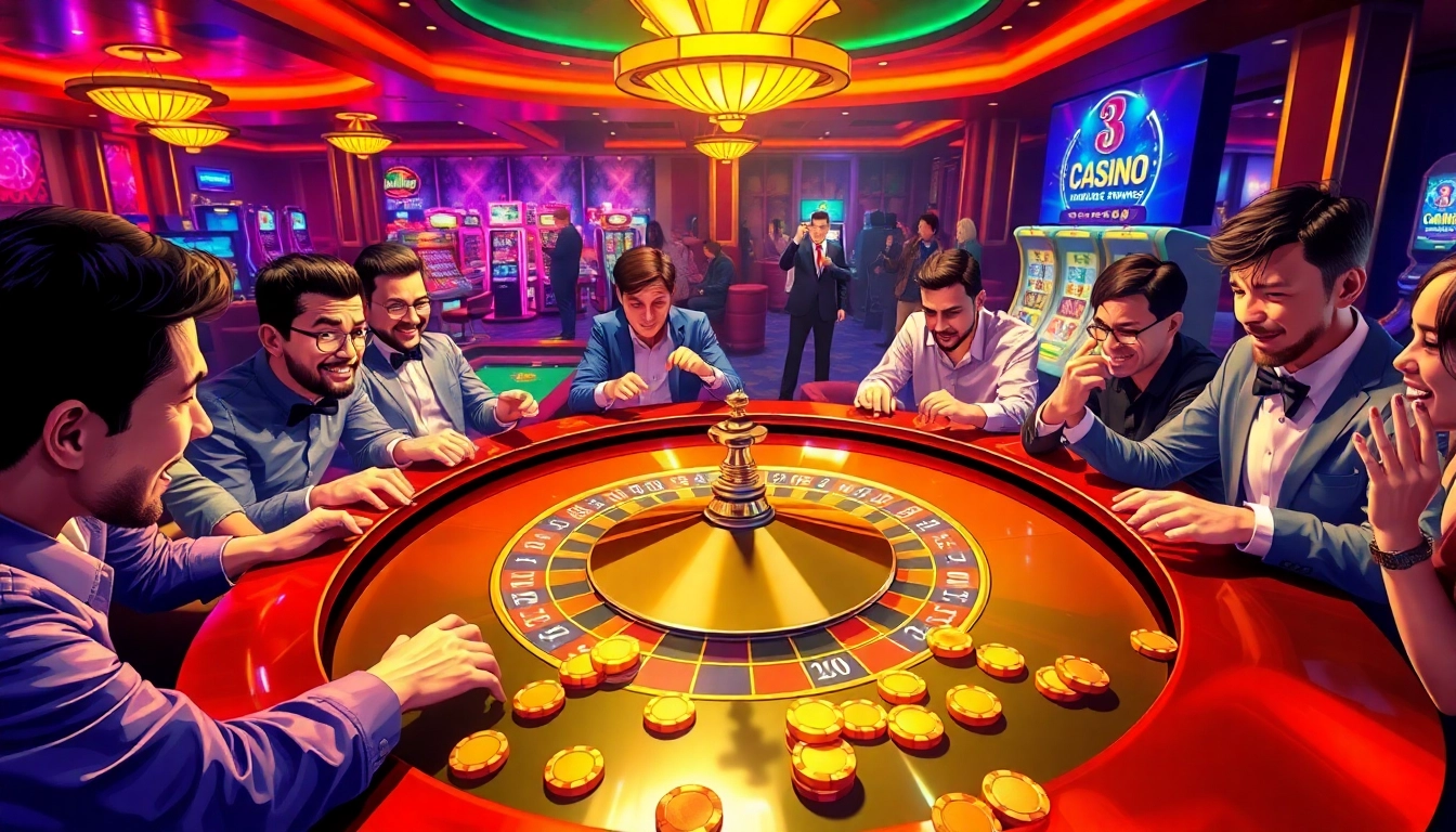 Players at a roulette table enjoy thrilling gaming experiences at https://thabet7.biz/, capturing the essence of casino excitement.