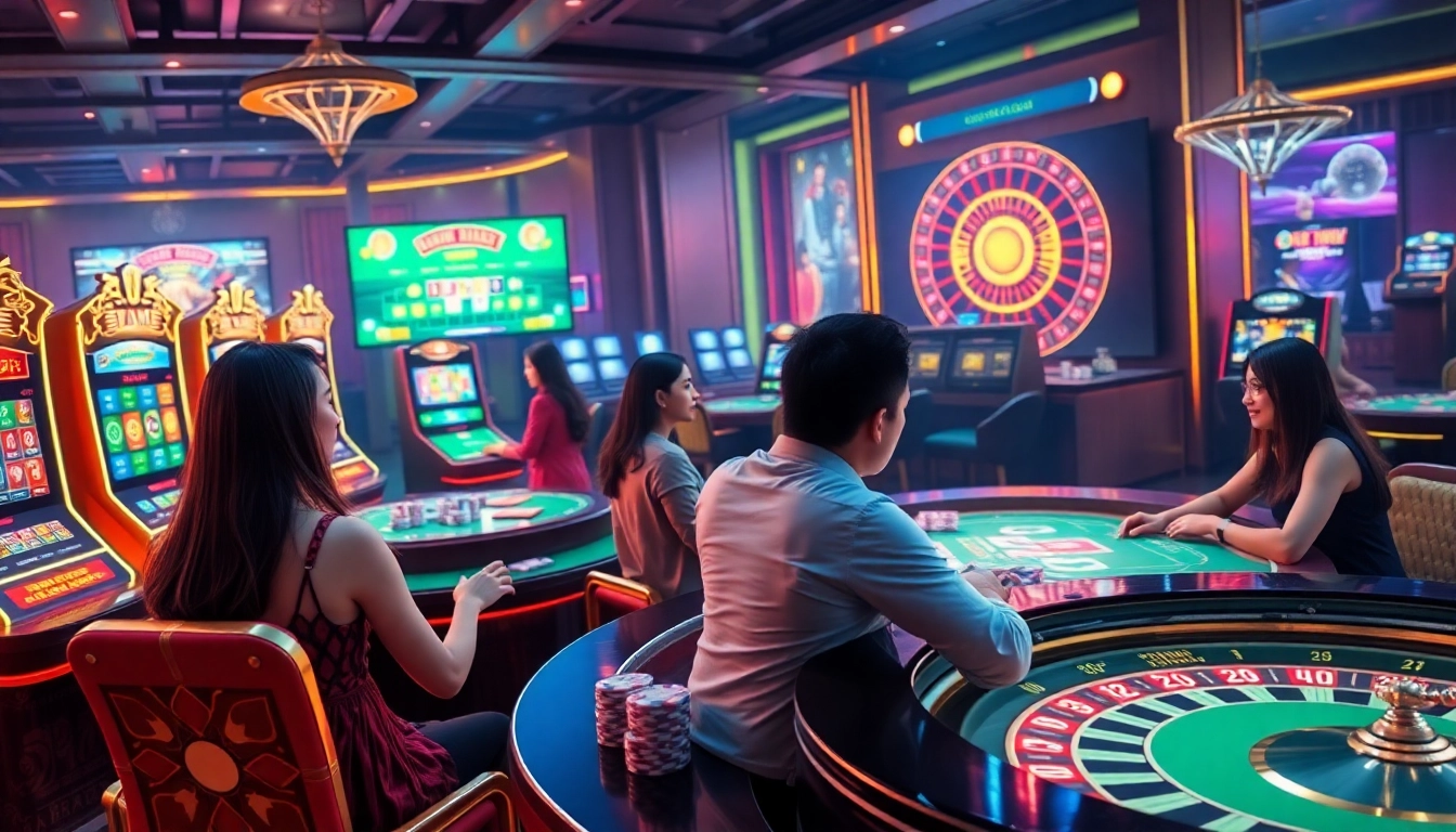 Experience the thrill of game bài đổi thưởng with vibrant online casino action.