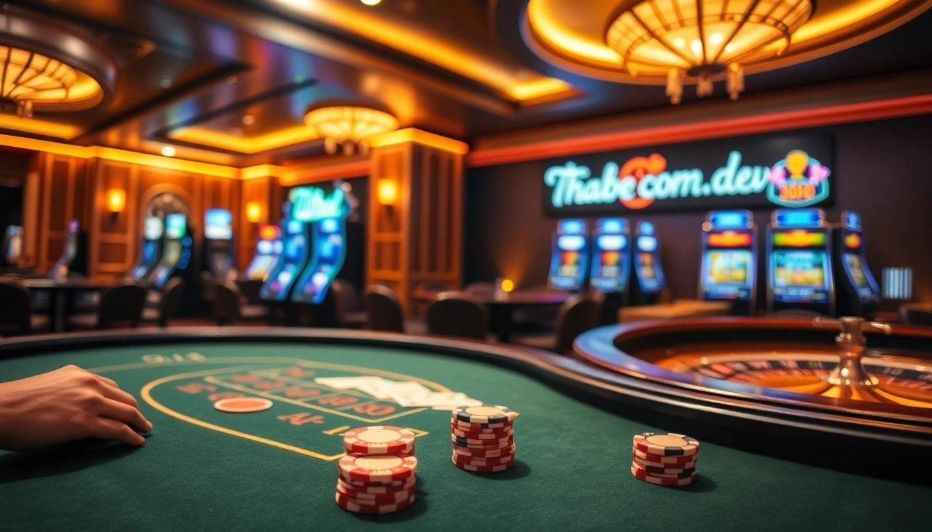 Experience lively casino gaming at https://thabetcom.dev/ with vibrant tables and classic card games.