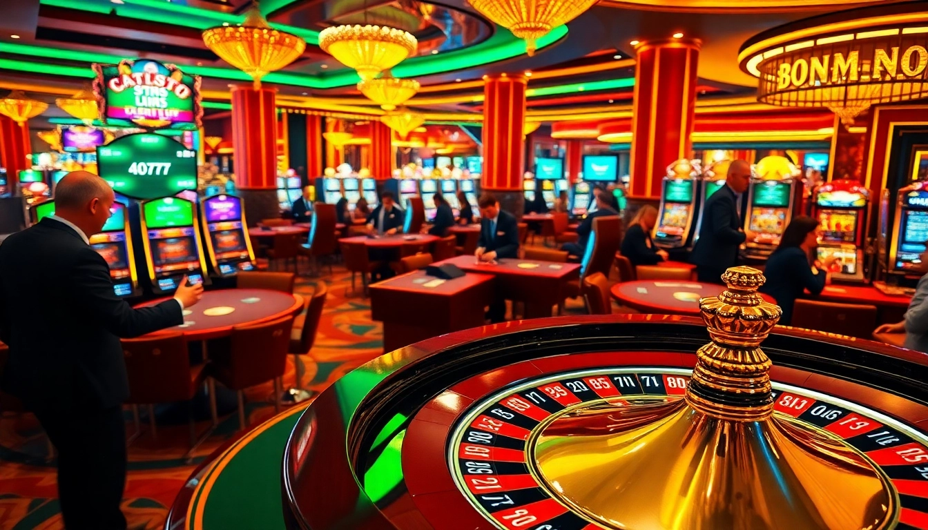 Experience thrilling casino action at https://nohu90g.com with a vibrant roulette wheel surrounded by colorful chips.